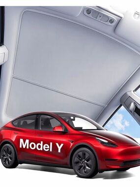 Tesla Model Y Red Vinyl Decal Graphic